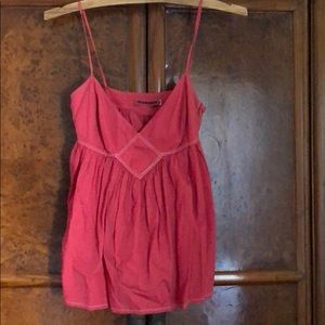 Jill Sander Nantucket Red Spaghetti Strap Top